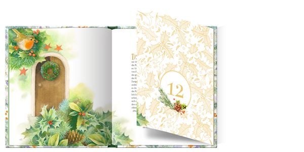Produktbild: Adventskalenderbuch: Die Schneek&ouml;nigin (M. Bastin)