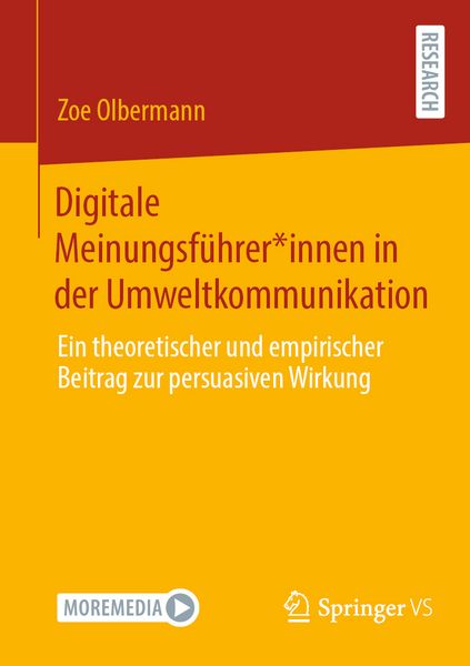 Produktbild: Digitale Meinungsf&uuml;hrer*innen in der Umweltkommunikation