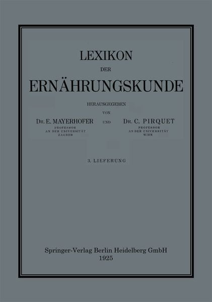 Produktbild: Lexikon der Ern&auml;hrungskunde