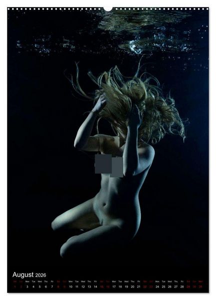 Produktbild: Underwater Erotic Shapes (High Quality Premium Wall Calendar 2026 DIN A2 portrait),CALVENDO 12 Month Wall Calendar