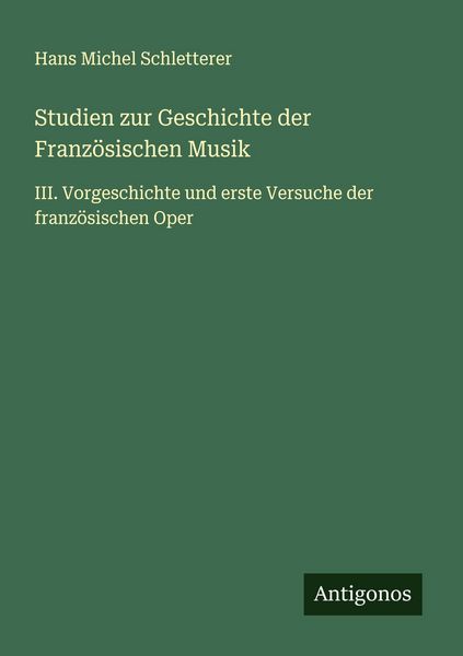Produktbild: Studien zur Geschichte der Franz&ouml;sischen Musik