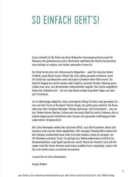 Produktbild: Die einfachsten Kleinkind-Rezepte aller Zeiten