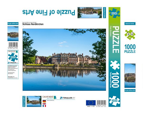 Produktbild: CALVENDO Puzzle Schloss Nordkirchen | 1000 Teile Lege-Gr&ouml;&szlig;e 64x48cm Foto-Puzzle f&uuml;r gl&uuml;ckliche Stunden