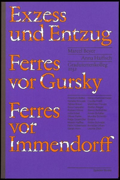 Produktbild: Exzess und Entzug