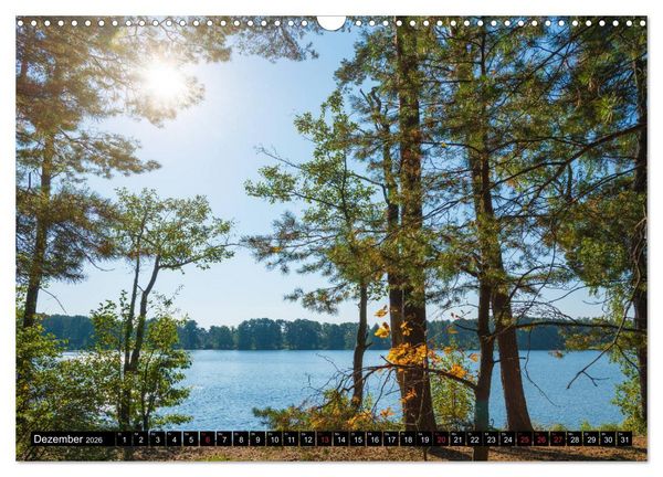 Produktbild: Stille Seen um Himmelpfort (Wandkalender 2026 DIN A3 quer), CALVENDO Monatskalender