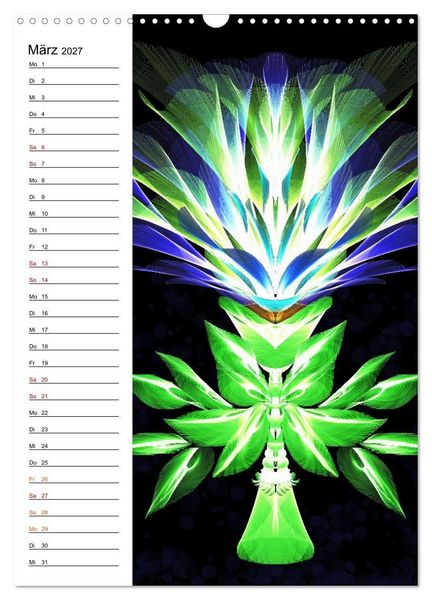 Produktbild: Textile Gewebekunst (Wandkalender 2027 DIN A3 hoch), CALVENDO Monatskalender
