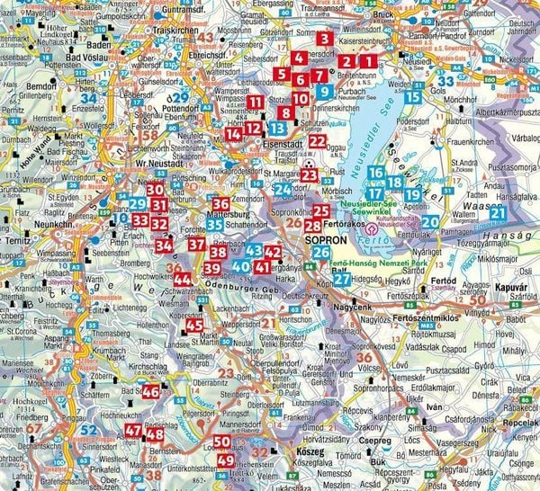 Produktbild: ROTHER Wanderf&uuml;hrer Leithagebirge - Rosaliengebirge