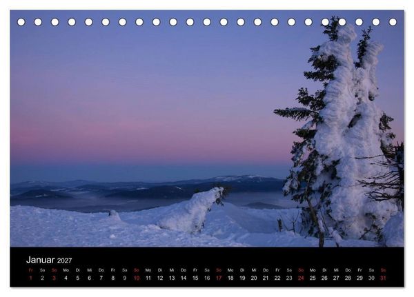 Produktbild: Bayerischer Wald - der Osten Bayerns (Tischkalender 2027 DIN A5 quer), CALVENDO Monatskalender