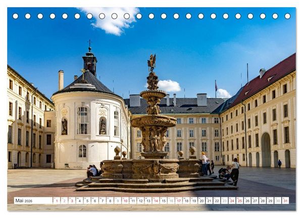 Produktbild: Tschechische Republik - Prag (Tischkalender 2026 DIN A5 quer), CALVENDO Monatskalender