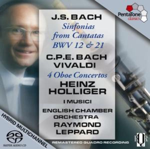 Holliger, H: Sinfonias aus Kantaten BWV 12 & 21/4 Oboenkonze