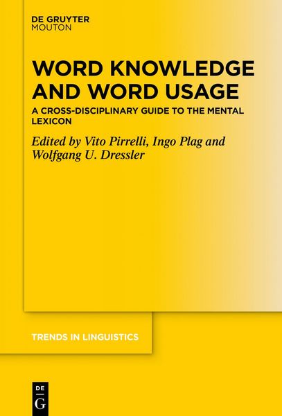 Produktbild: Word Knowledge and Word Usage