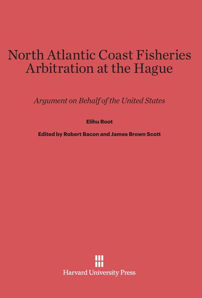 Produktbild: North Atlantic Coast Fisheries Arbitration at the Hague