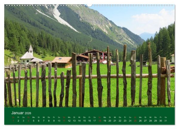 Produktbild: Stubaital (hochwertiger Premium Wandkalender 2026 DIN A2 quer), Kunstdruck in Hochglanz