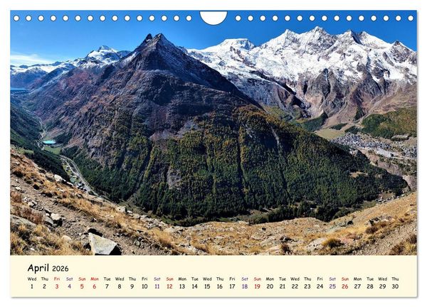 Produktbild: Switzerland and its majestic Alps (Wall Calendar 2026 DIN A4 landscape), CALVENDO 12 Month Wall Calendar