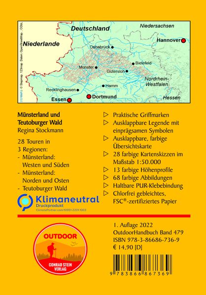 Produktbild: M&uuml;nsterland und Teutoburger Wald 28 Touren in Naturschutzgebieten und W&auml;ldern
