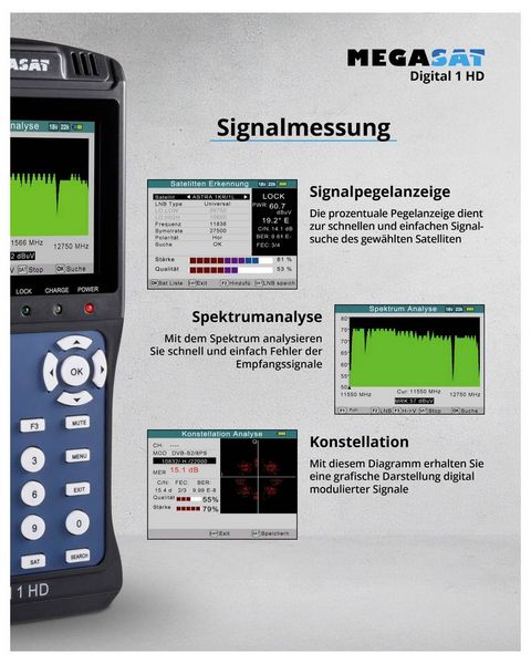 Produktbild: MegaSat Digital 1 HD SAT Finder
