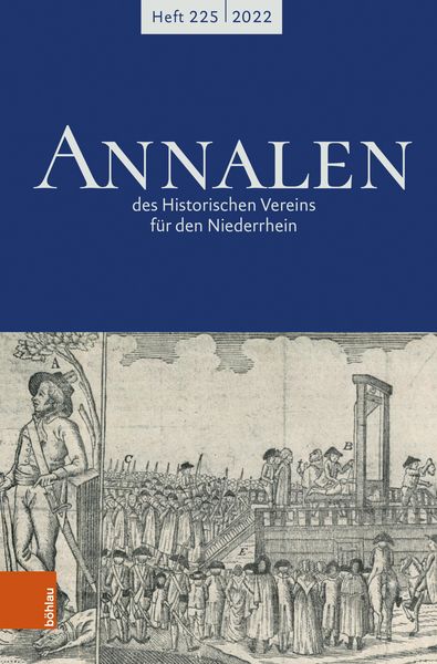 Produktbild: Annalen des Historischen Vereins f&uuml;r den Niederrhein 225 (2022)