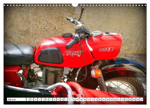 Produktbild: MZ Trophy - Eine Kultmaschine der DDR (Wandkalender 2026 DIN A3 quer), CALVENDO Monatskalender