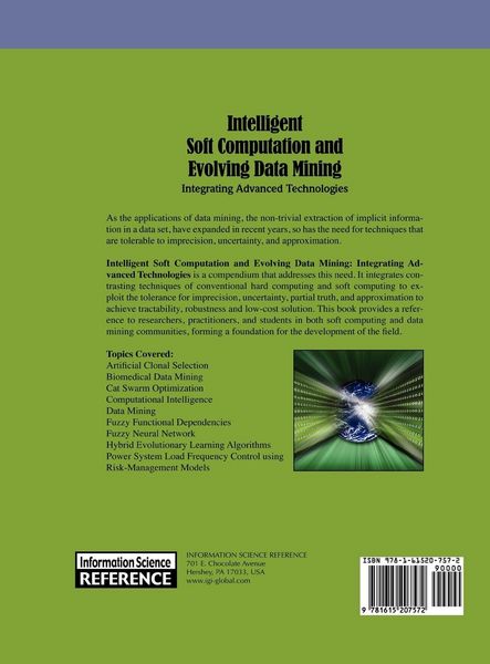 Produktbild: Intelligent Soft Computation and Evolving Data Mining
