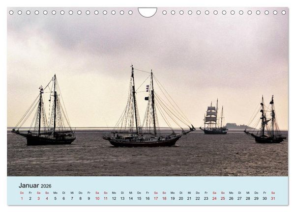 Produktbild: Parade der Windjammer - 2026 (Wandkalender 2026 DIN A4 quer), CALVENDO Monatskalender