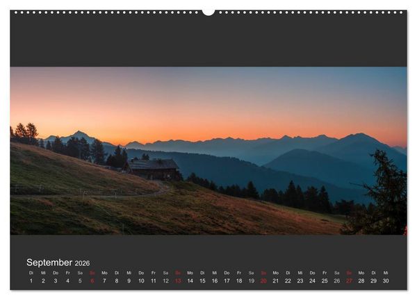 Produktbild: Alpenpanorama 2026 (Wandkalender 2026 DIN A2 quer), CALVENDO Monatskalender