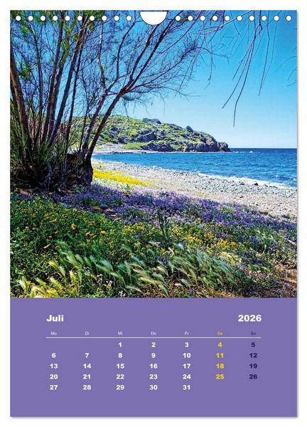 Produktbild: Entdecke die Sch&ouml;nheit der griechischen Insel Lesvos (Wandkalender 2026 DIN A4 hoch), CALVENDO Monatskalender
