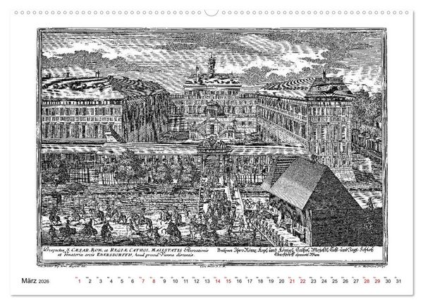 Produktbild: TU FELIX AUSTRIA - Wien in alten Ansichten (hochwertiger Premium Wandkalender 2026 DIN A2 quer), Kunstdruck in Hochglanz