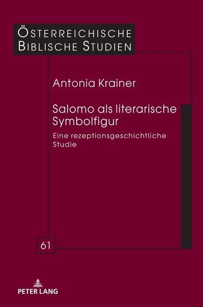 Produktbild: Salomo als literarische Symbolfigur