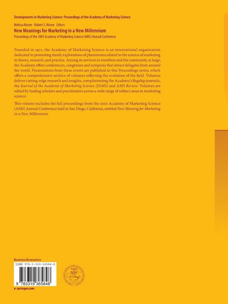 Produktbild: New Meanings for Marketing in a New Millennium