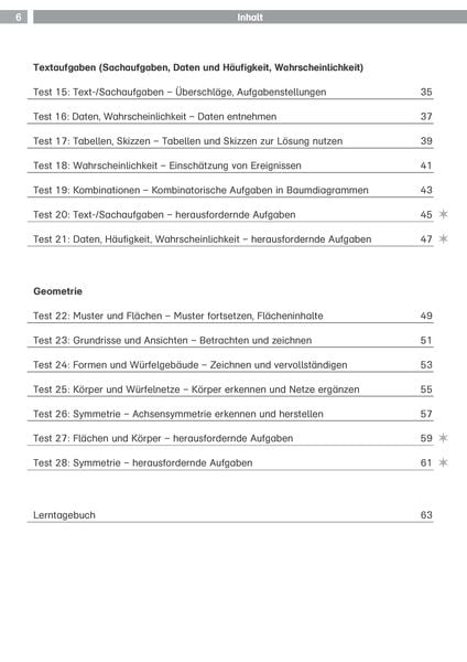 Produktbild: Mathe-Tests 3. Klasse