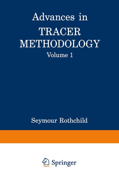 Produktbild: Advances in Tracer Methodology