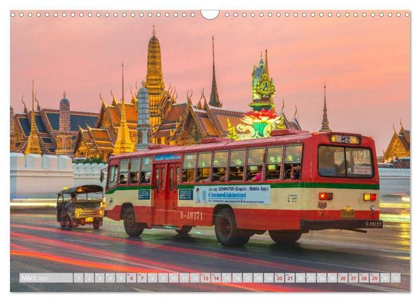 Produktbild: THAILAND - Land des L&auml;chelns (Wandkalender 2027 DIN A3 quer), CALVENDO Monatskalender