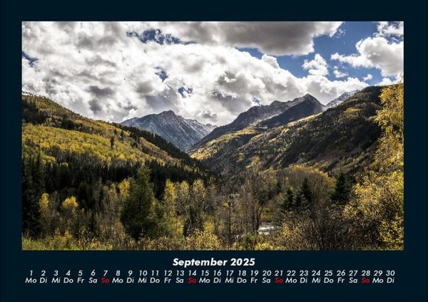 Produktbild: Bergige Welten 2025 Fotokalender DIN A4