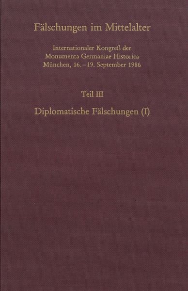 Produktbild: F&auml;lschungen im Mittelalter