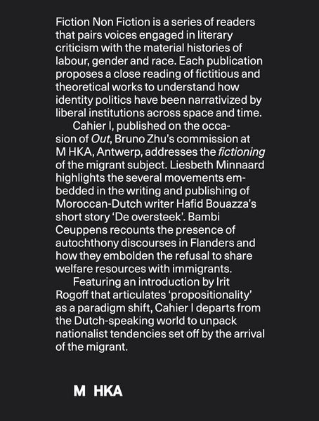Produktbild: Bruno Zhu: FICTION NON FICTION - Cahier I