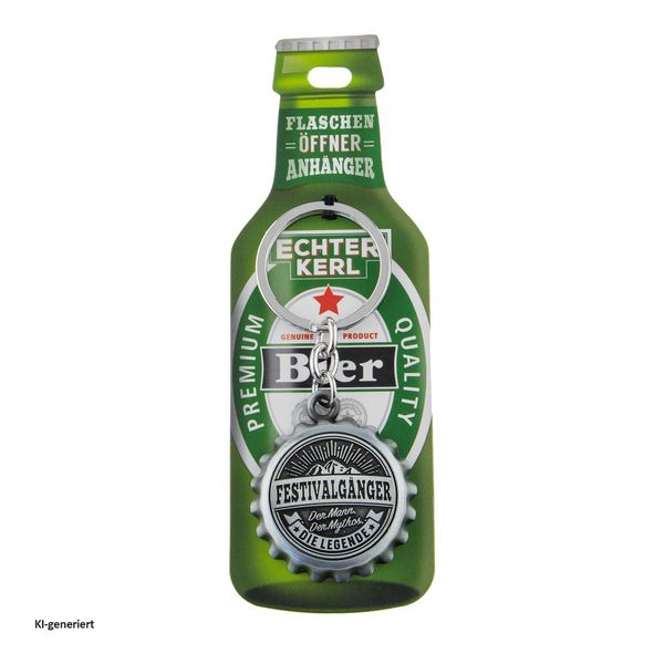 Produktbild: HTI-Living Echter Kerl Flaschen&ouml;ffner Festivalg&auml;nger Echter Kerl Flaschen&ouml;ffner Festivalg&auml;nger