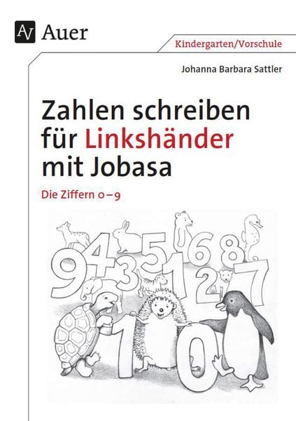 Produktbild: Zahlen schreiben f&uuml;r Linksh&auml;nder mit Jobasa