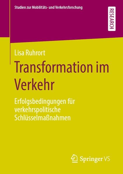 Transformation im Verkehr, Taschenbuch von Lisa Ruhrort, Springer Fachmedien Wiesbaden GmbH, 9783658280017