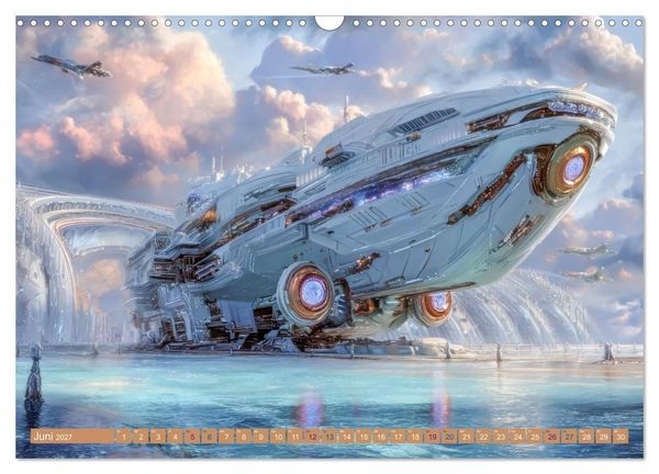 Produktbild: Science Fiction Reise - Ein visuelles Abenteuer (Wandkalender 2027 DIN A3 quer), CALVENDO Monatskalender