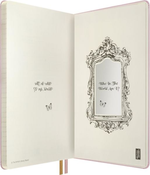 Produktbild: Moleskine Alice im Wunderland 12 Monate Wochen-Notizkalender 2027, L/A5, 1 Wo = 1 Seite, fester Einband