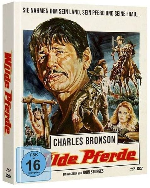 Produktbild: Wilde Pferde (Charles Bronson) - Mediabook - Cover C (Blu-ray+DVD) (+ Bonus-Blu-ray)