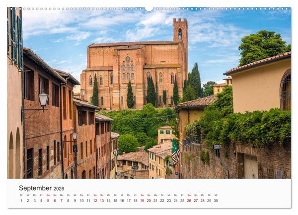 Produktbild: Die sch&ouml;nsten Orte in Italien. (Wandkalender 2026 DIN A2 quer), CALVENDO Monatskalender