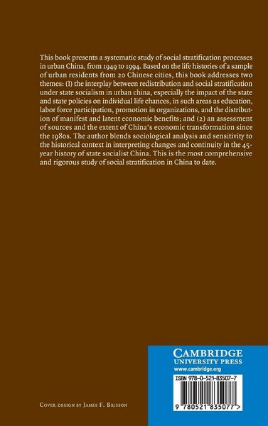 Produktbild: The State and Life Chances in Urban China