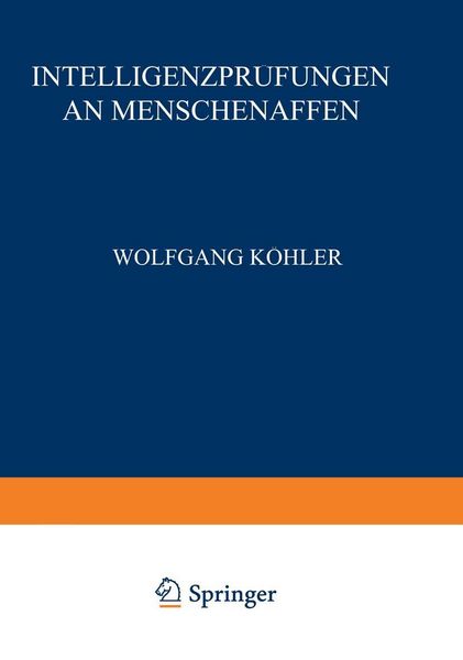 Produktbild: Intelligenzpr&uuml;fungen an Menschenaffen