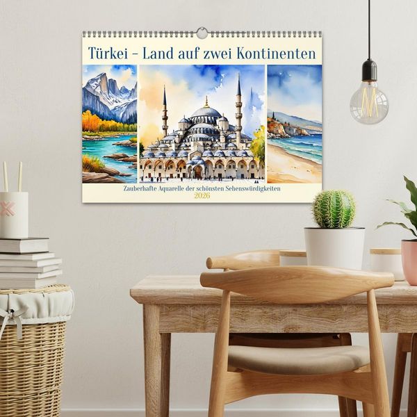 Produktbild: T&uuml;rkei - Land auf zwei Kontinenten (Wandkalender 2026 DIN A3 quer), CALVENDO Monatskalender
