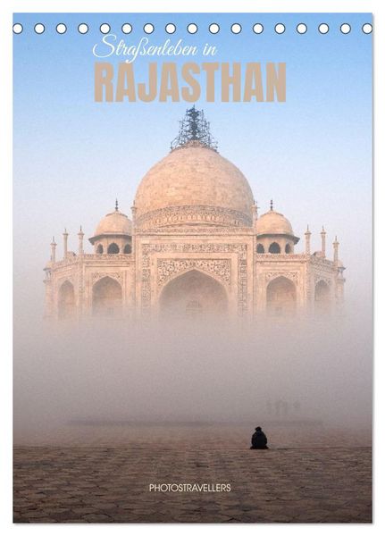 Produktbild: Stra&szlig;enleben in Rajasthan (Tischkalender 2027 DIN A5 hoch), CALVENDO Monatskalender