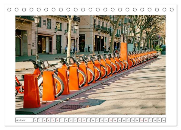 Produktbild: Barcelona - ein Traumreiseziel (Tischkalender 2026 DIN A5 quer), CALVENDO Monatskalender