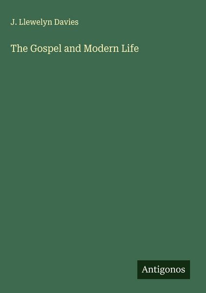 Produktbild: The Gospel and Modern Life