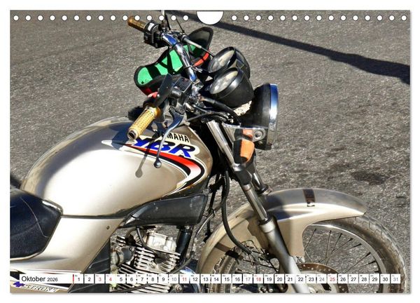 Produktbild: Zweirad Nostalgie - YAMAHA in Kuba (Wandkalender 2026 DIN A4 quer), CALVENDO Monatskalender