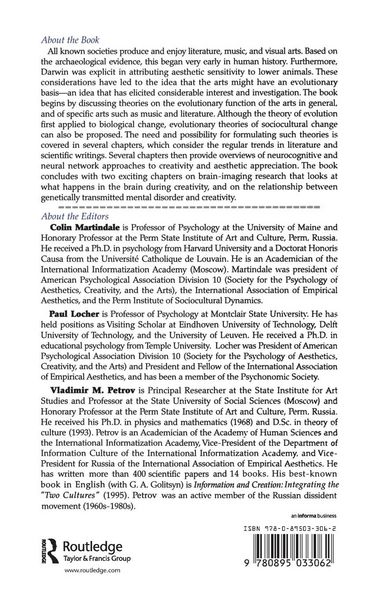Produktbild: Evolutionary and Neurocognitive Approaches to Aesthetics, Creativity and the Arts